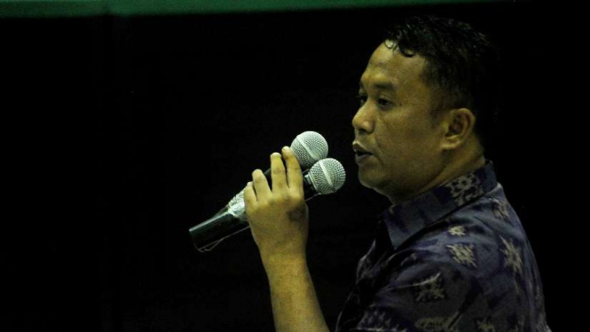 Walikota Cilegon non aktif Iman Ariyadi di persidangan 