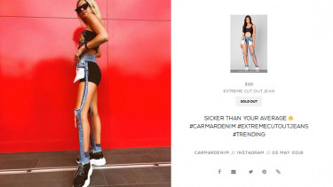 Extreme Cut Out Jeans