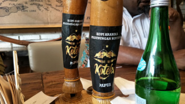Koteka, kopi koteka asal Oksibil, Papua.