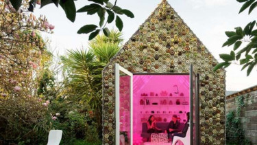 Bangun rumah dengan teknik printer raksasa 
