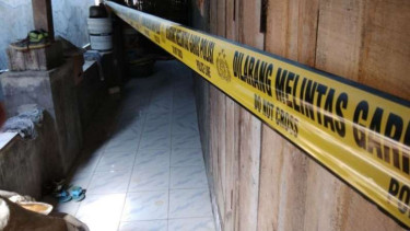 Lokasi ledakan tabung gas 3 kg di Kabupaten Bogor.