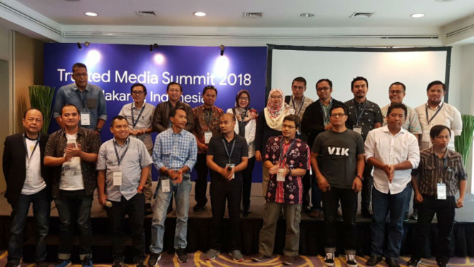 Trusted Media Summit 2018 yang diikuti 22 media untuk memerangi hoax