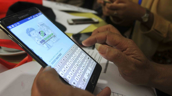 Aplikasi mobile Jaminan Kesehatan Nasional (JKN).