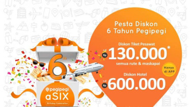 Pesta diskon 6 Tahun PegiPegi