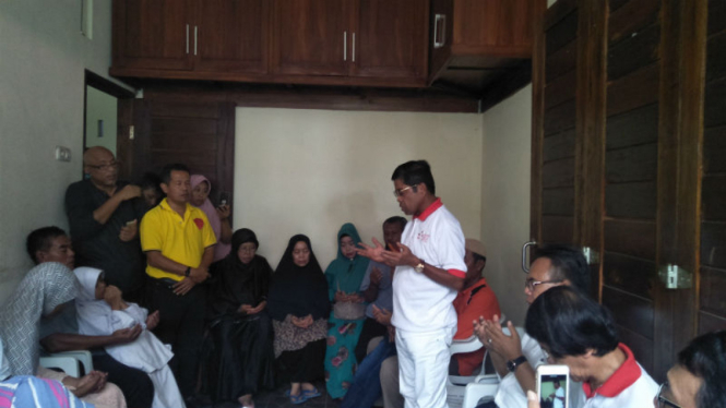 Menteri Sosial Idrus Marham mengunjungi rumah korban Mako Brimob