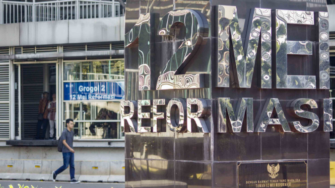 Sorot 20 tahun Reformasi - Peringatan Reformasi 1998 - Monumen 12 Mei.