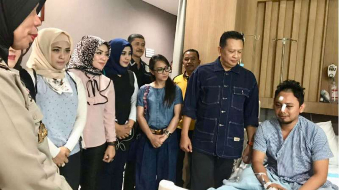 Ketua DPR jenguk Bripka Iwan Sarjana