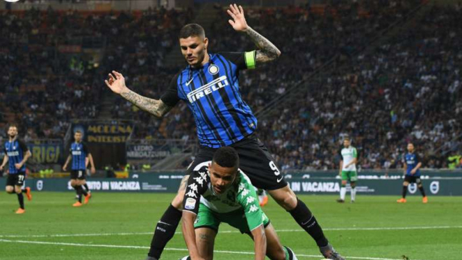 Duel Inter Milan vs Sassuolo.