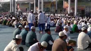 Istigasah yang digelar di Mapolda Jatim.