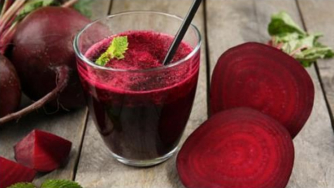 Red velvet juice.