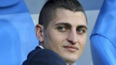 Gelandang Paris Saint-Germain (PSG), Marco Verratti.