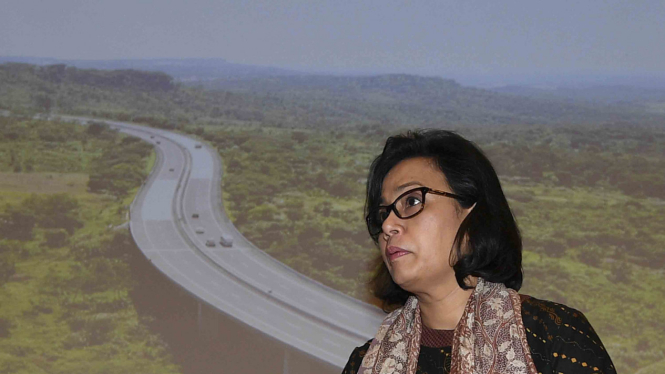Menteri Keuangan, Sri Mulyani memberikan keterangan pers kinerja APBN.