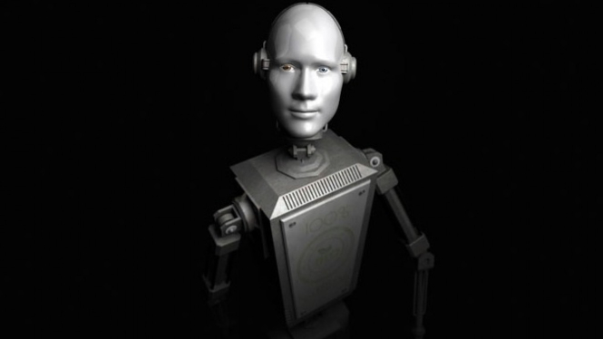 Ilustrasi robot.