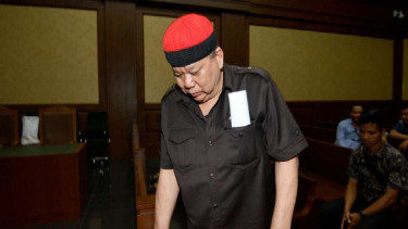 Terdakwa kasus suap Bupati Kutai Kartanegara Heri Susanto alias Abun