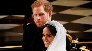 Pangeran Harry dan Meghan Markle.