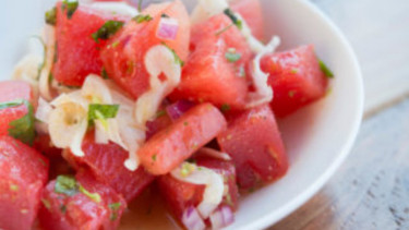 Salad semangka.
