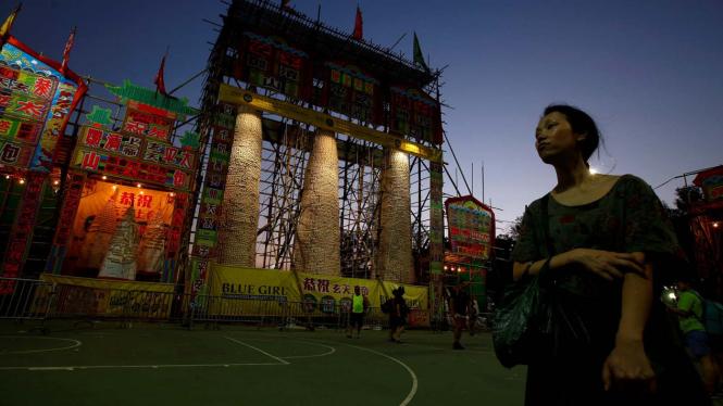 Berebut Bakpau di Festival Bun Hongkong