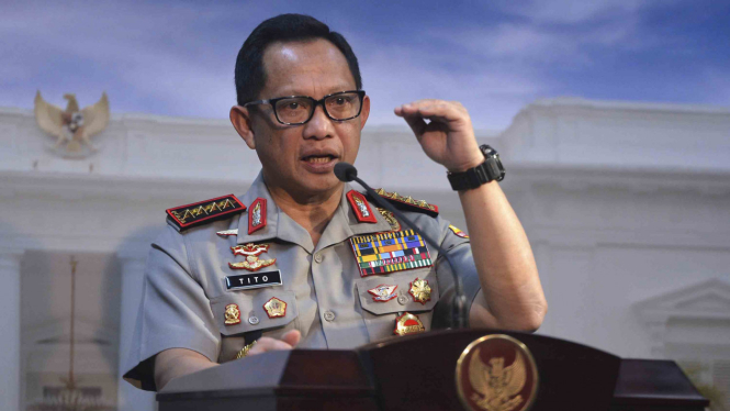 Kapolri Jenderal Tito Karnavian.