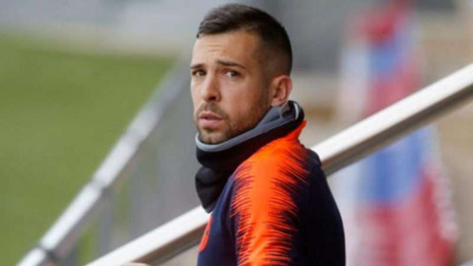Bek kiri Barcelona, Jordi Alba.