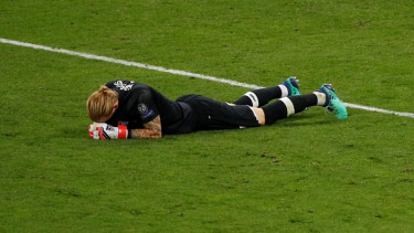 Kiper Liverpool, Loris Karius dalam laga final Liga Champions