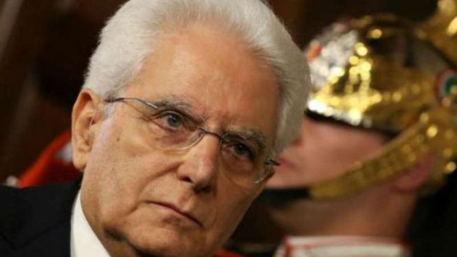 Presiden Italia Sergio Mattarella