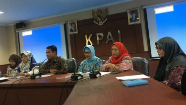 KPAI menggelar keterangan pers terkait kasus kekerasan anak.