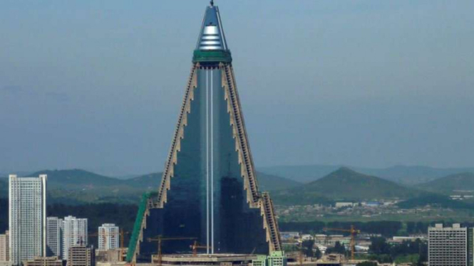 Hotel of Doom di Ibu Kota Pyongyang, Korea Utara. 