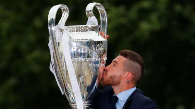 Kapten Real Madrid, Sergio Ramos.