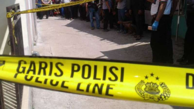 Ilustrasi garis polisi