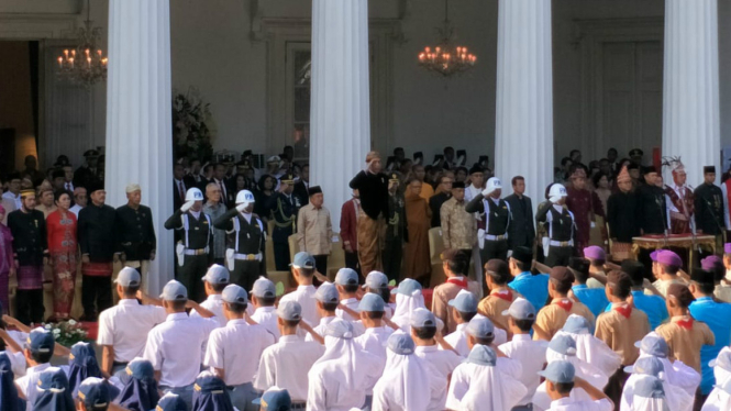 Presiden Jokowi pimpin upacara hari lahir Pancasila