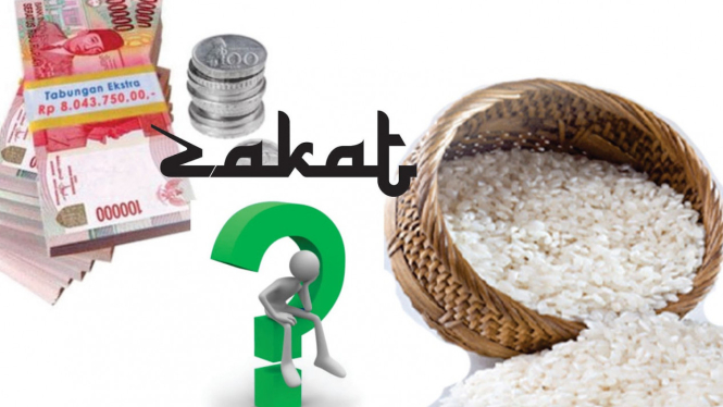 Zakat fitrah.