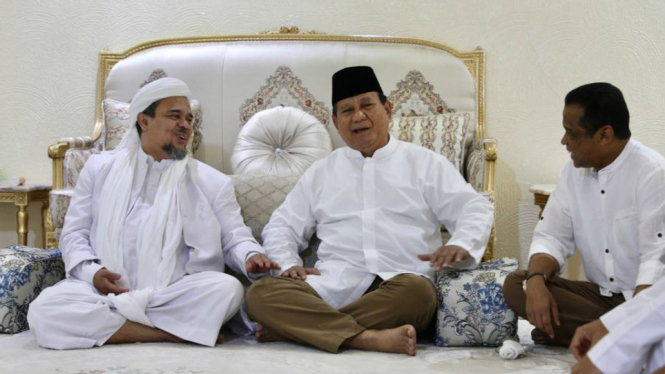 Prabowo temui Habib Rizieq di Mekkah, Arab Saudi