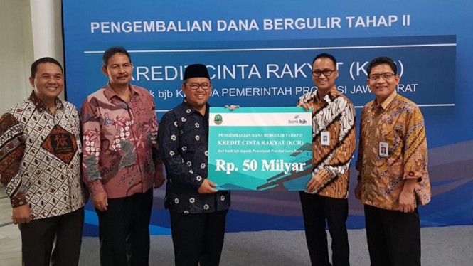 Pengembalian Dana Bergulir Tahap II, Kredit Cinta Rakyat (KCR) bank BJB