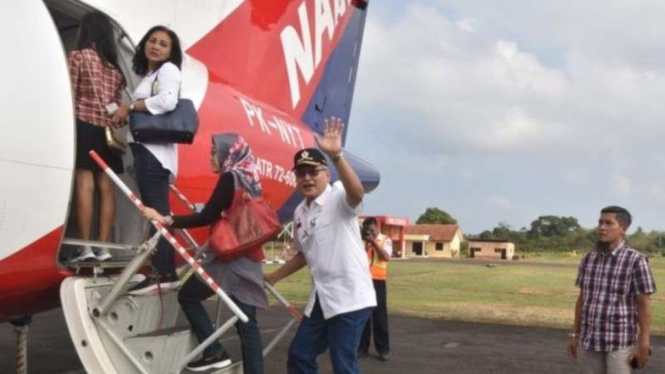 Sekda Jateng Sri Puryono, peresmian terbang perdana Nam Air Semarang-Karimunjawa