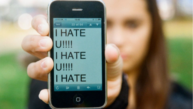 Ilustrasi cyberbullying.