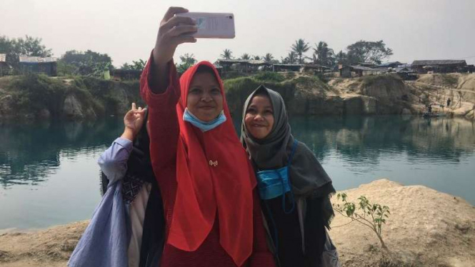 Libur Lebaran warga Tangerang.