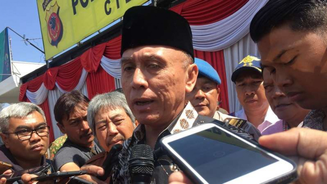 Penjabat Gubernur Jabar M Iriawan saat meninjau Cileunyi