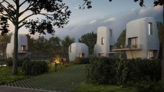 Rumah Keren Ini Ternyata Hasil Printer 3D