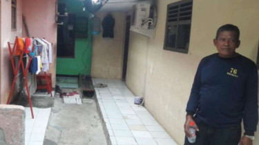 Lokasi penangkapan terduga teroris di Sukmajaya, Depok.