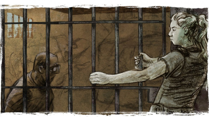 Tabata locked her rapist up in a cell - André Valente/ BBC Brasil