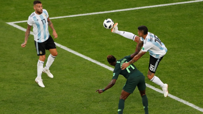 Pertandingan Nigeria vs Argentina di Piala Dunia 2018