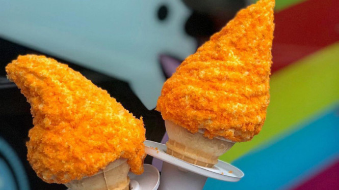 Es krim rasa Cheetos.