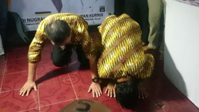 Pesangan petahana Pilkada Garut.
