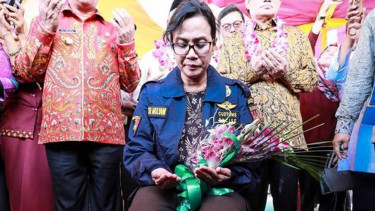 Menkeu Sri Mulyani Terima Gelar Kehormatan dari Sultan Tidore
