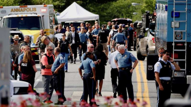 Penembakan di kantor surat kabar The Capital Gazzette Kota Annapolis AS