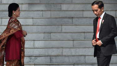 Presiden Jokowi dan Ibu Iriana