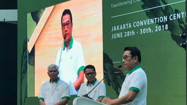 Moeldoko di acara HKTI