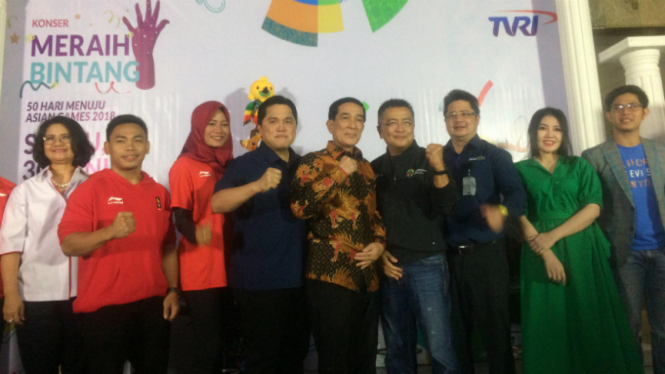 Via Vallen menjadi penyanyi Official Theme Song Asian Games 2018.