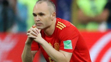 Gelandang Spanyol, Andres Iniesta.