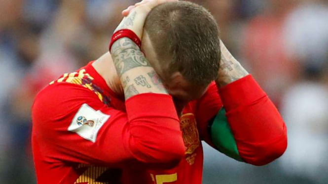 Kapten Spanyol, Sergio Ramos.